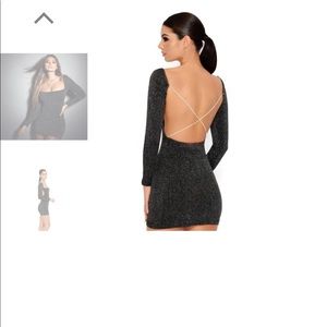 Oh Polly dress with diamanté straps